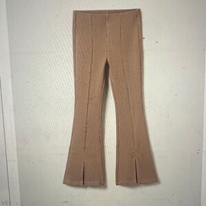 Zara Kids Tan Flared Leggings